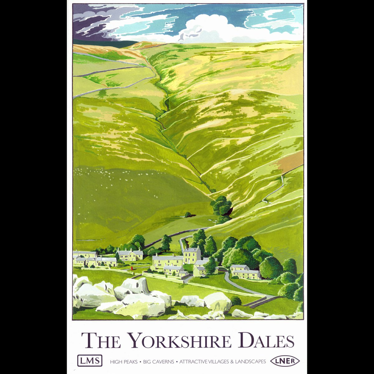 A collection of Dales prints by S.R Hu...