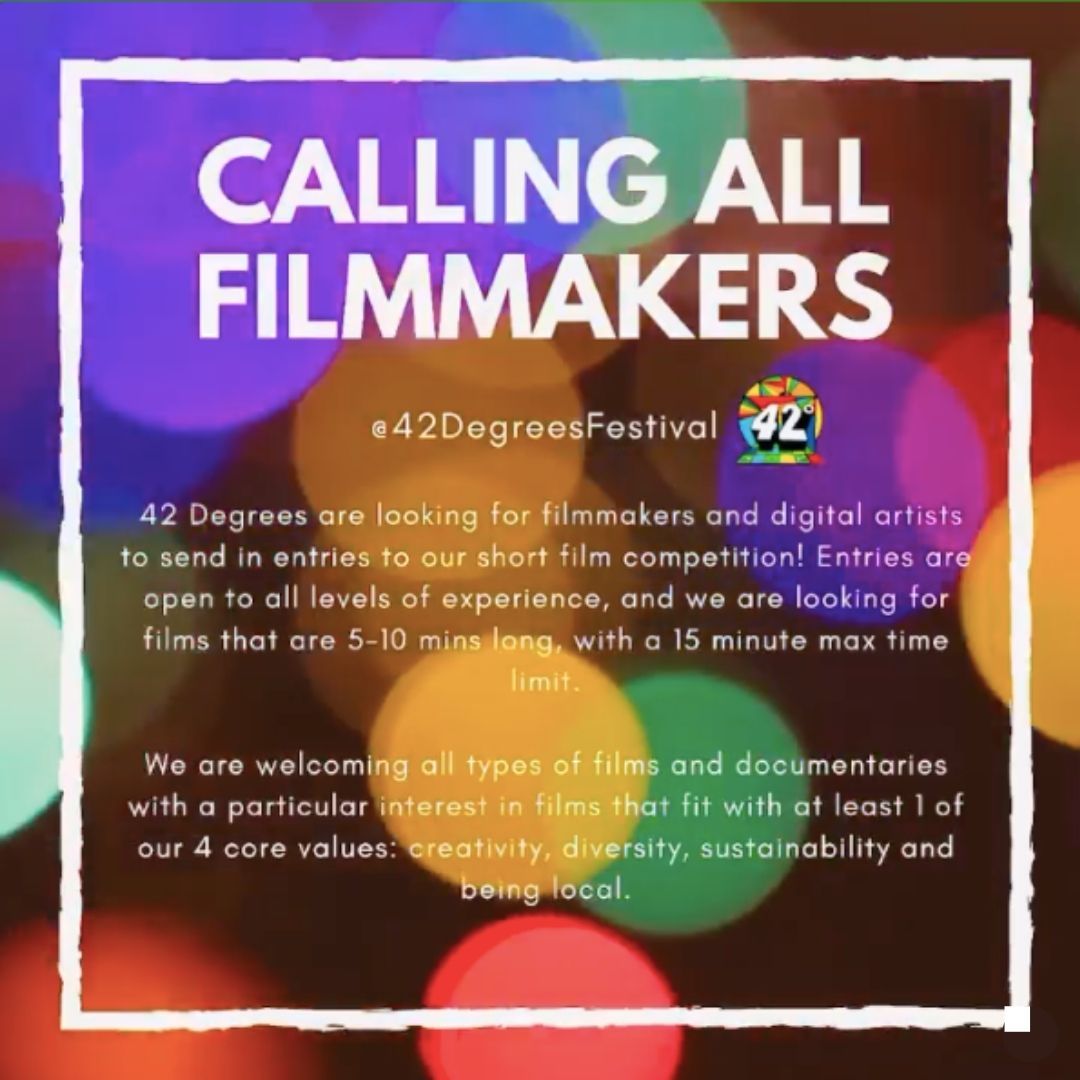 Calling all digital artists and filmmakers! @42degreesfesti...