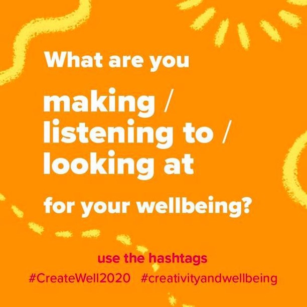 It's the last day of Creativity and Wellbeing week and