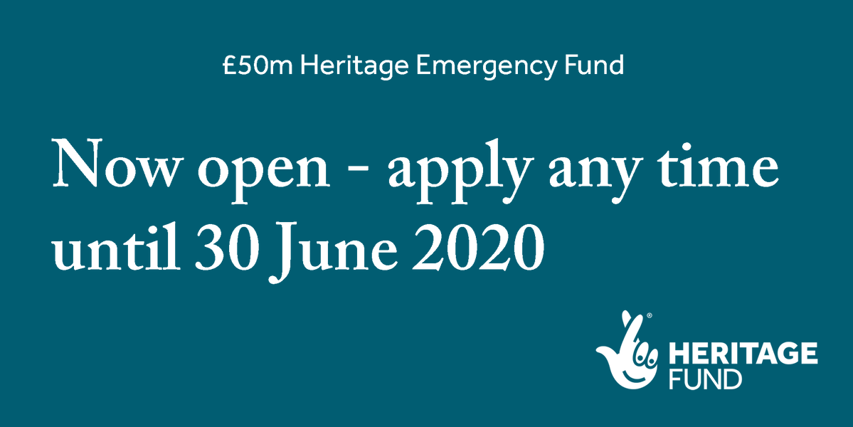 The #Heritage Emergency Fund is open for...
